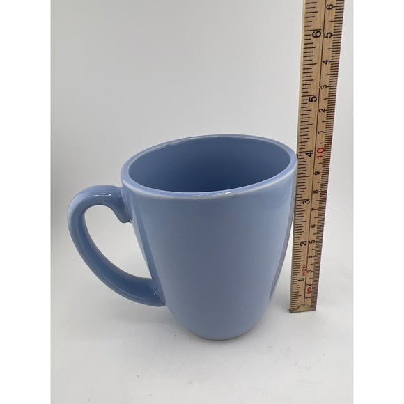 Corelle Stoneware Light Baby Blue Coffee Cup Tea Mug Vintage - Picture 6 of 9